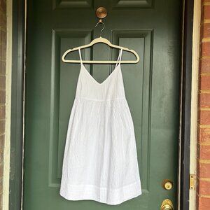 Women's Seersucker Mini Dress - A New Day Small